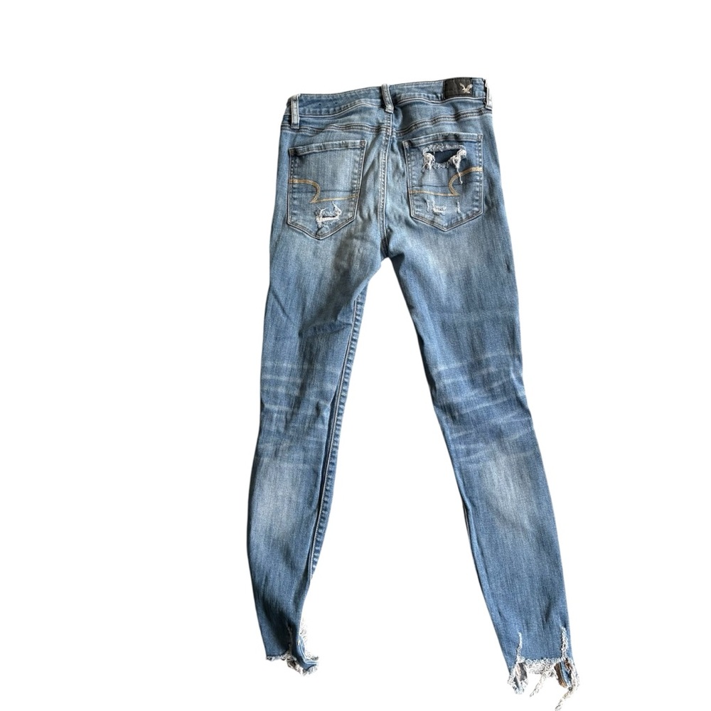 AE Distressed Blue Jeans - Picture 2 of 5